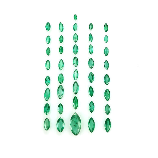 emerald faceted cut gemstone