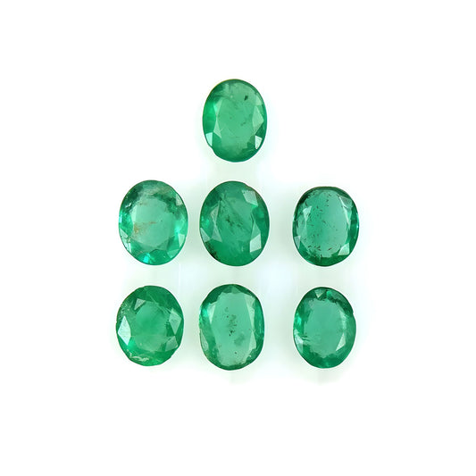 emerald faceted cut gemstone