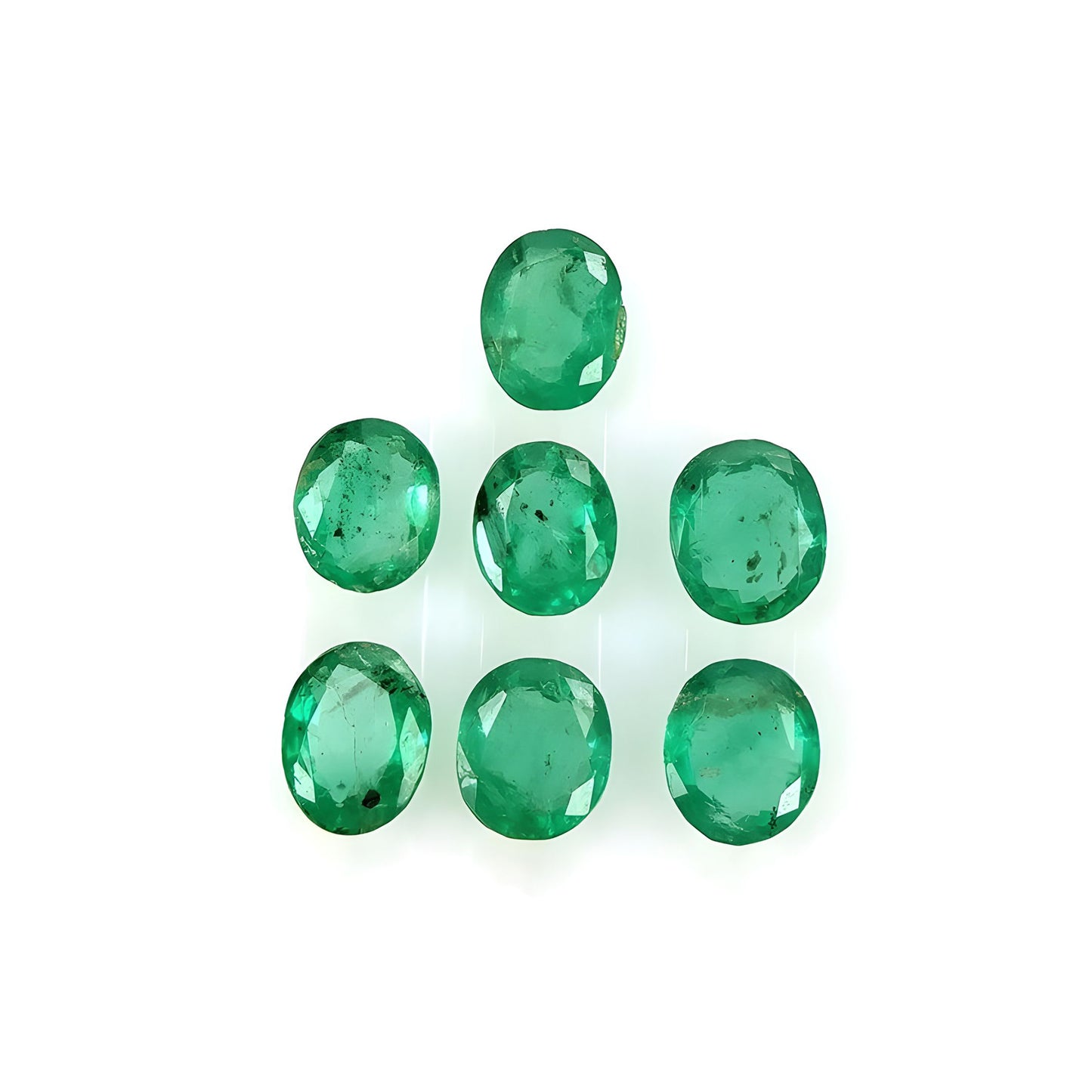 emerald faceted cut gemstone