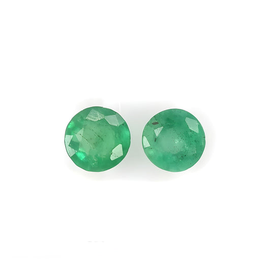 emerald faceted cut gemstone
