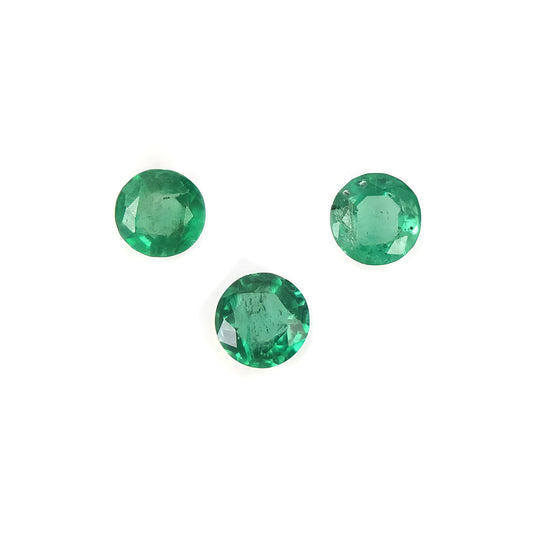 emerald faceted cut gemstone