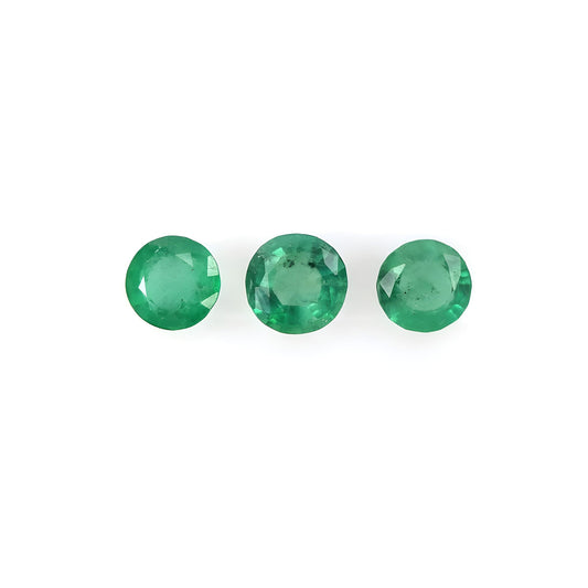 emerald faceted cut gemstone