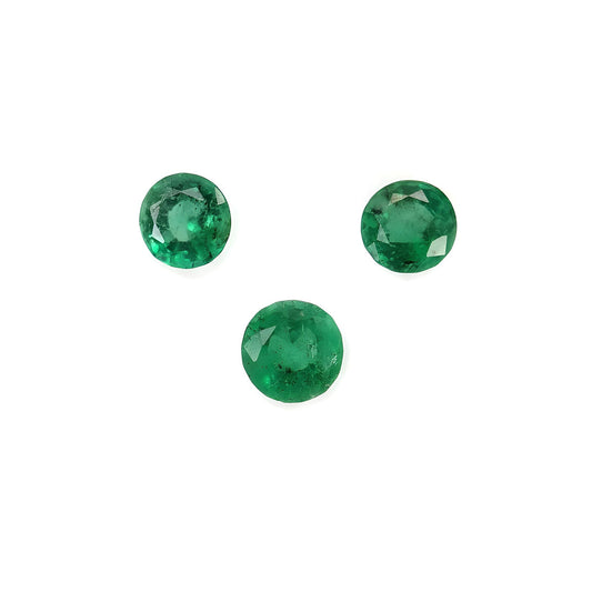 emerald faceted cut gemstone