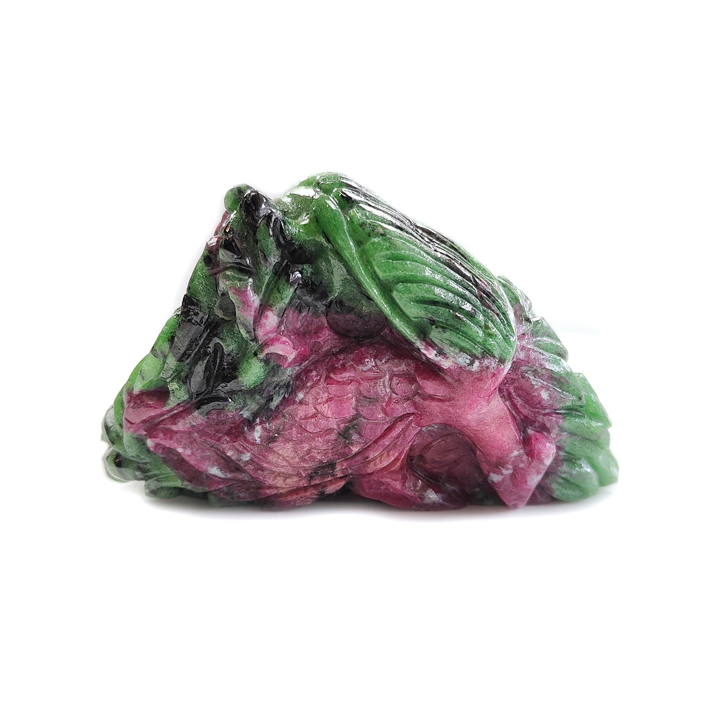 1001.00cts Natural Untreated Ruby Zoisite Carving Sculpture Figurine Lord Ganesha Idol