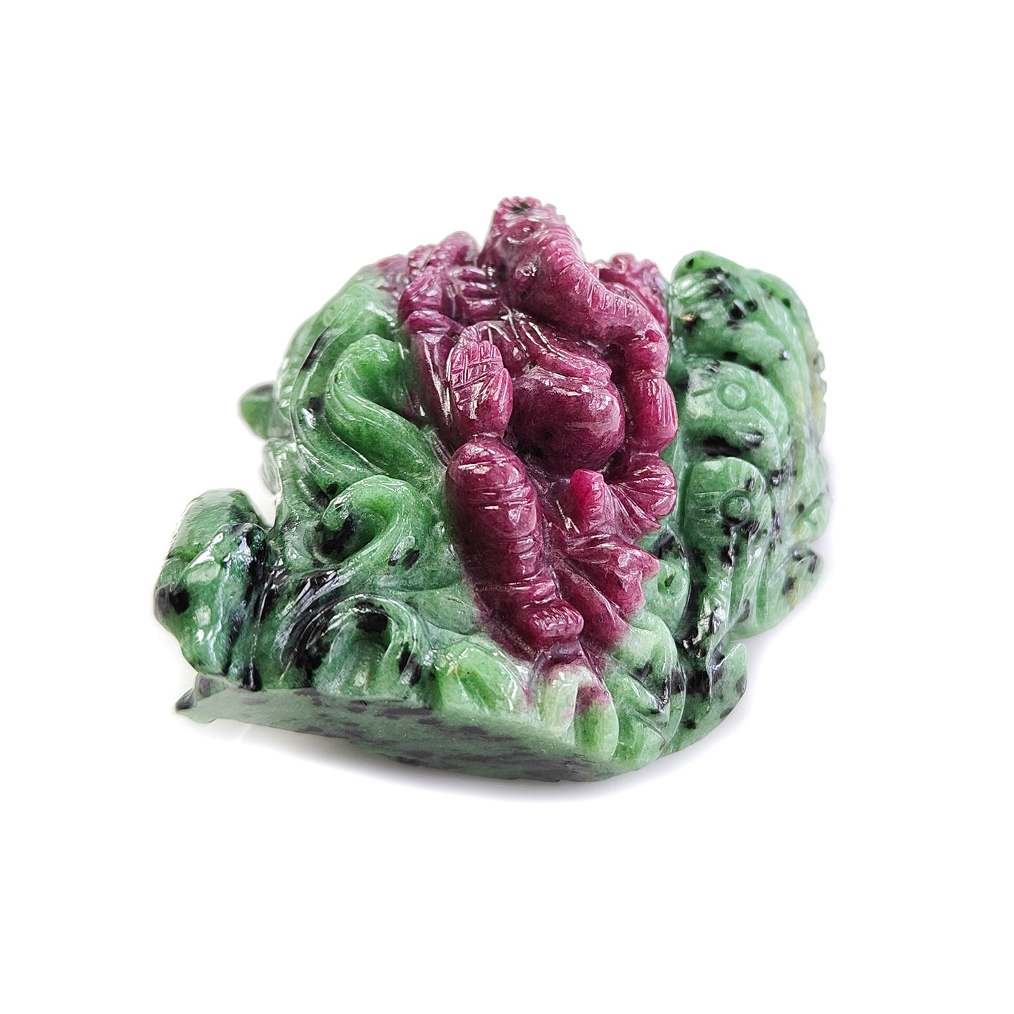 bi-color ruby gemstone
