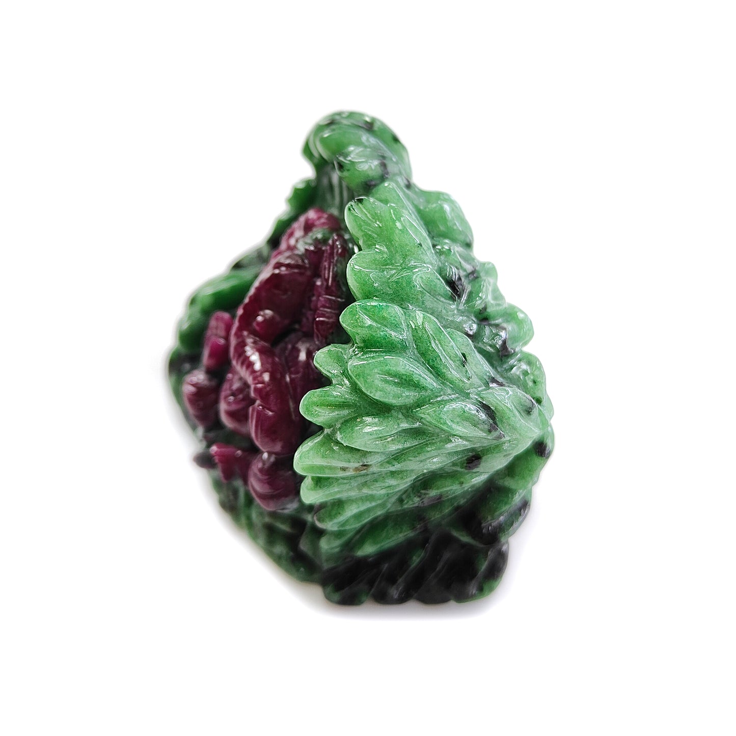 ruby lord ganesha idol