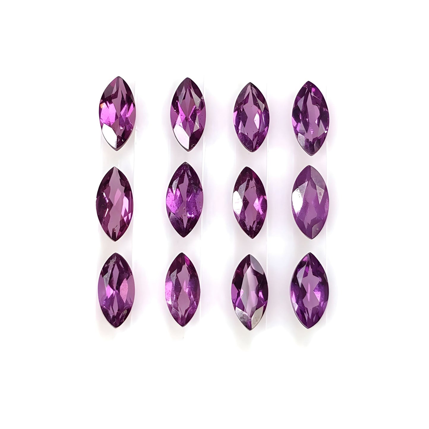 garnet faceted cut gemstone