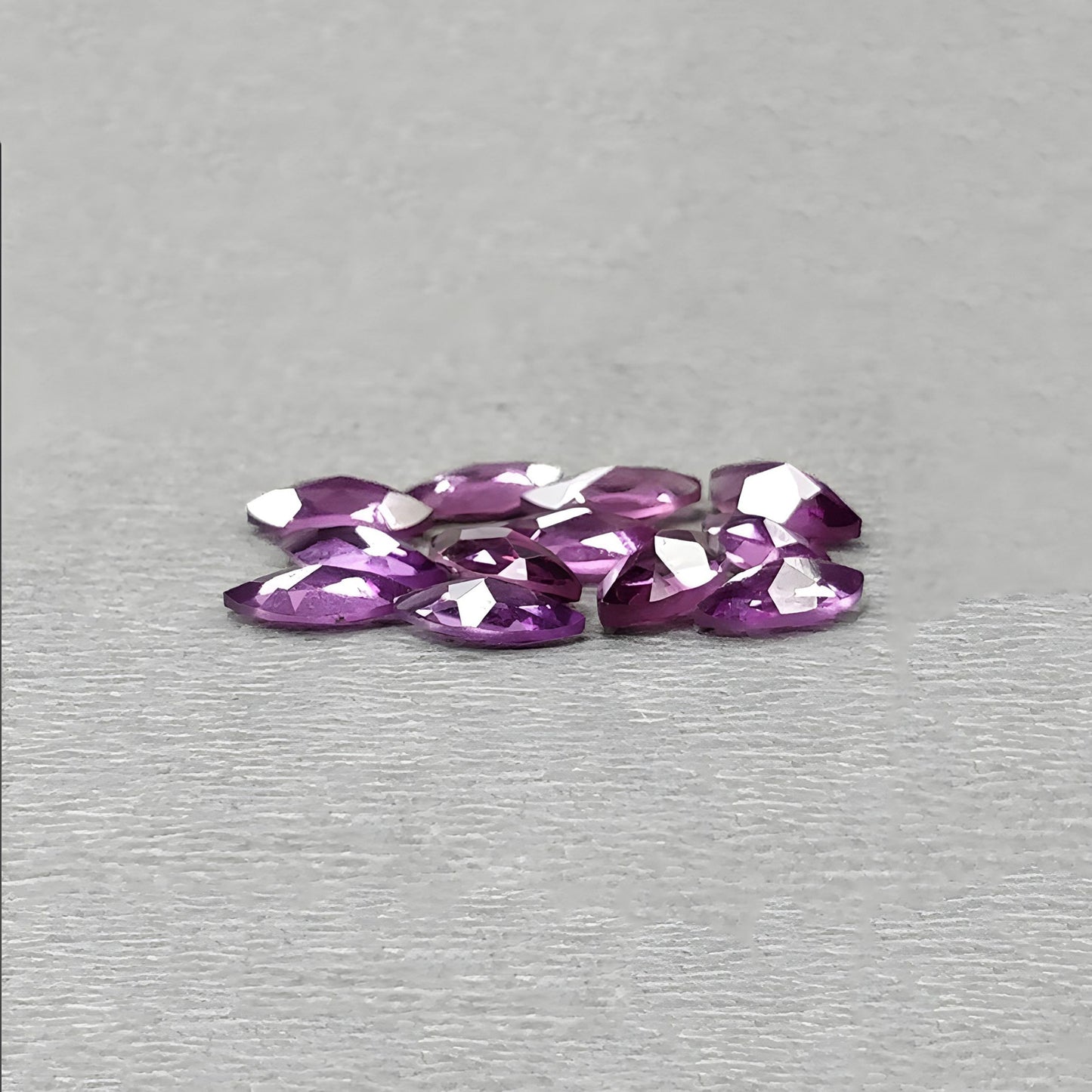 17.15cts Purple Garnet Gemstone Faceted Cut Natural Untreated Marquise Shape 58pcs
