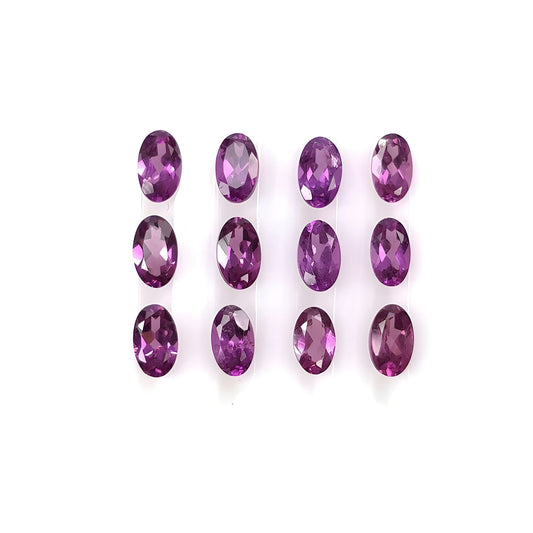 garnet faceted cut gemstone