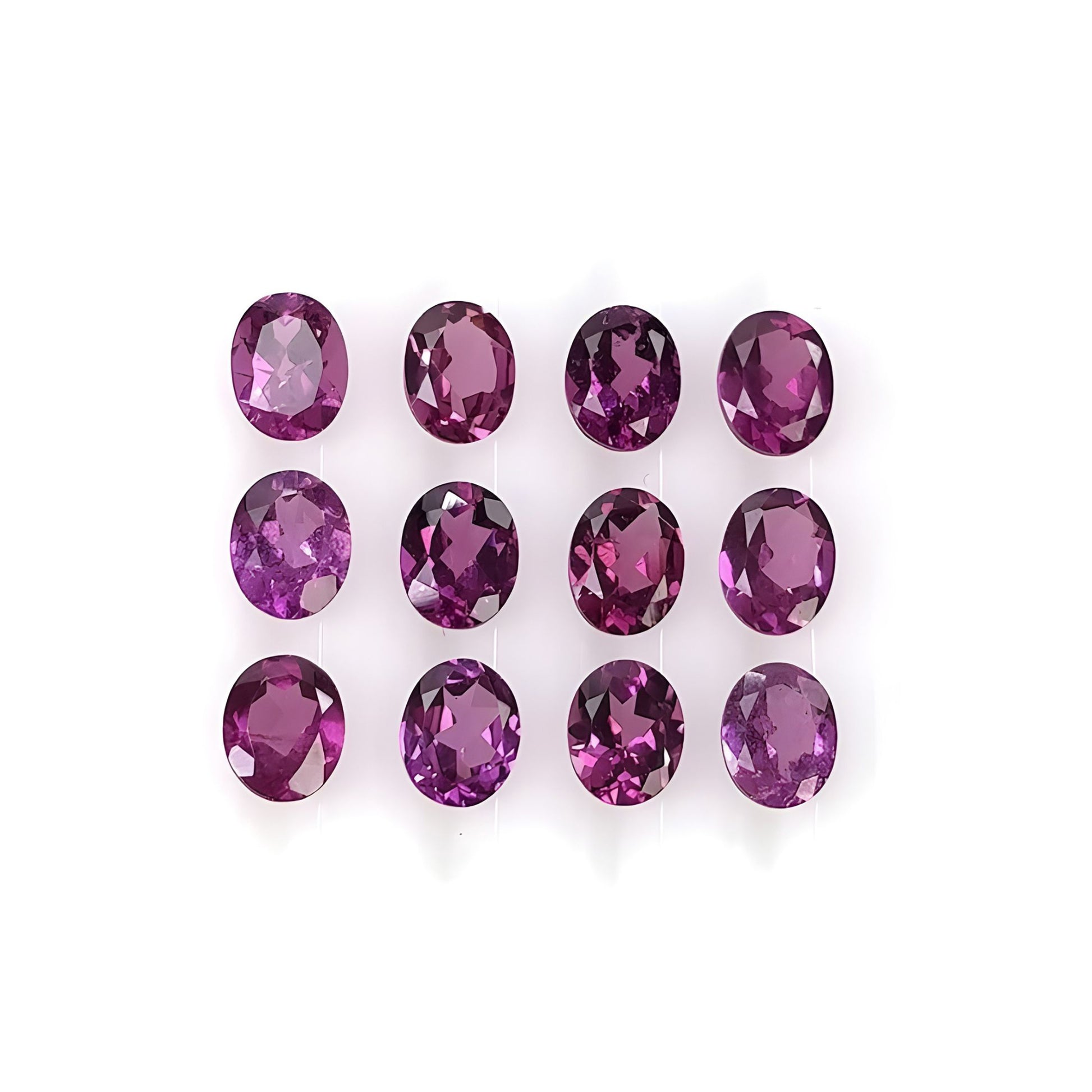 garnet faceted cut gemstone