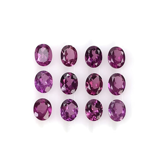 garnet faceted cut gemstone