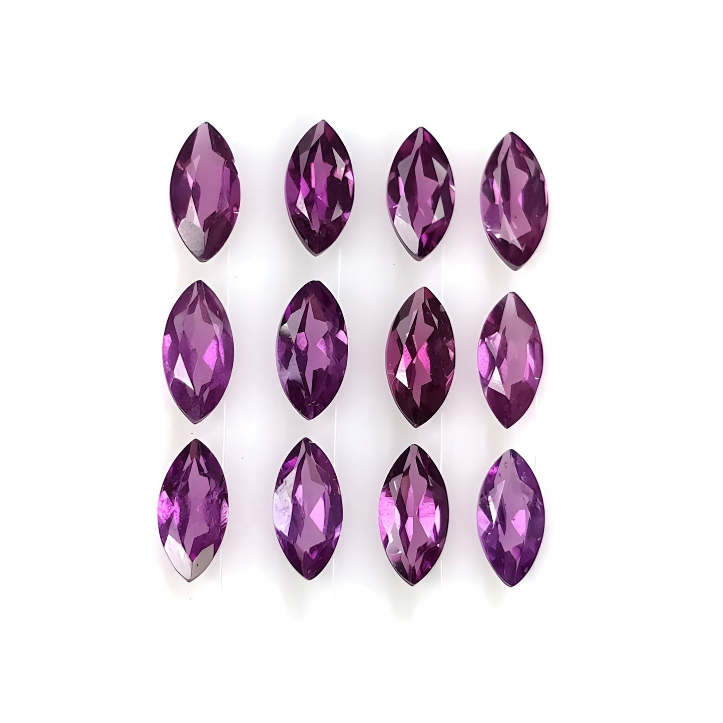 garnet faceted cut gemstone