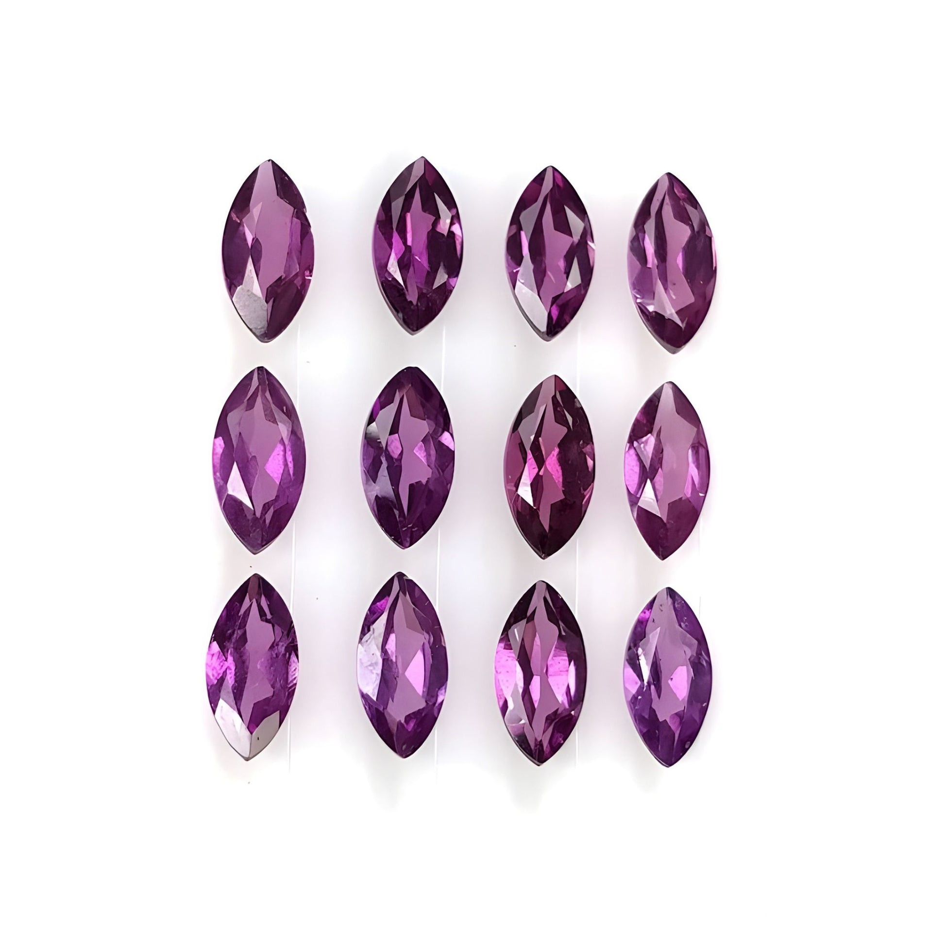 garnet faceted cut gemstone