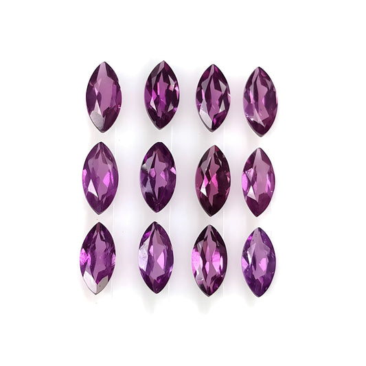 garnet faceted cut gemstone