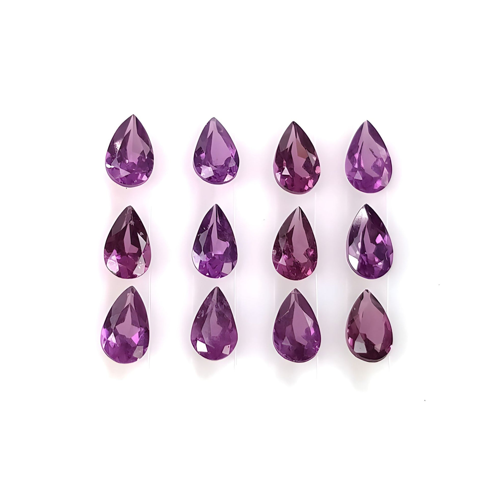 garnet faceted cut gemstone