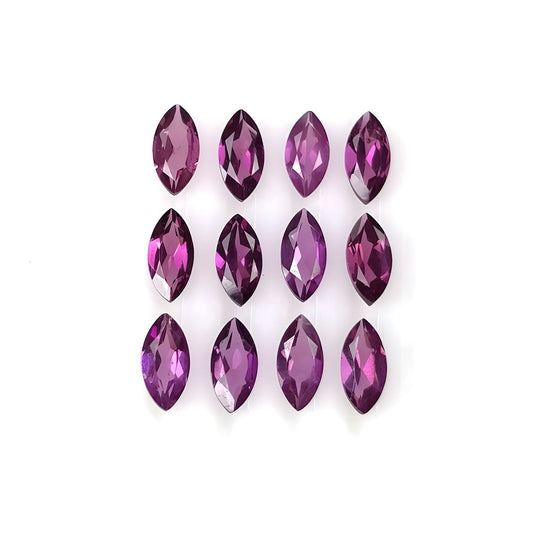 garnet faceted cut gemstone