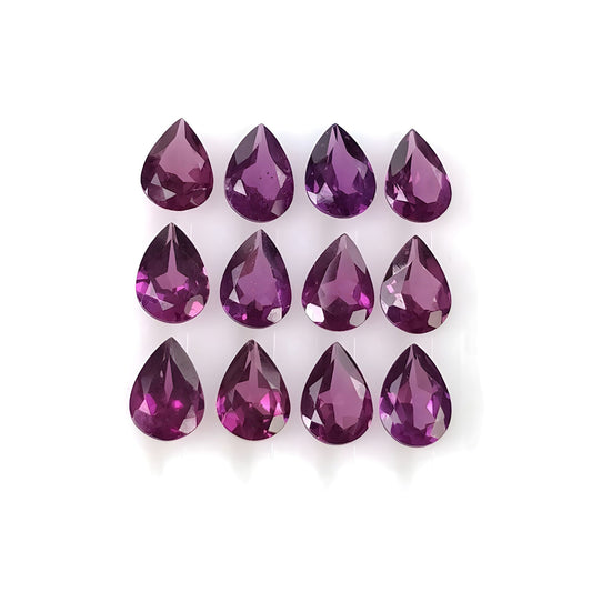 garnet faceted cut gemstone