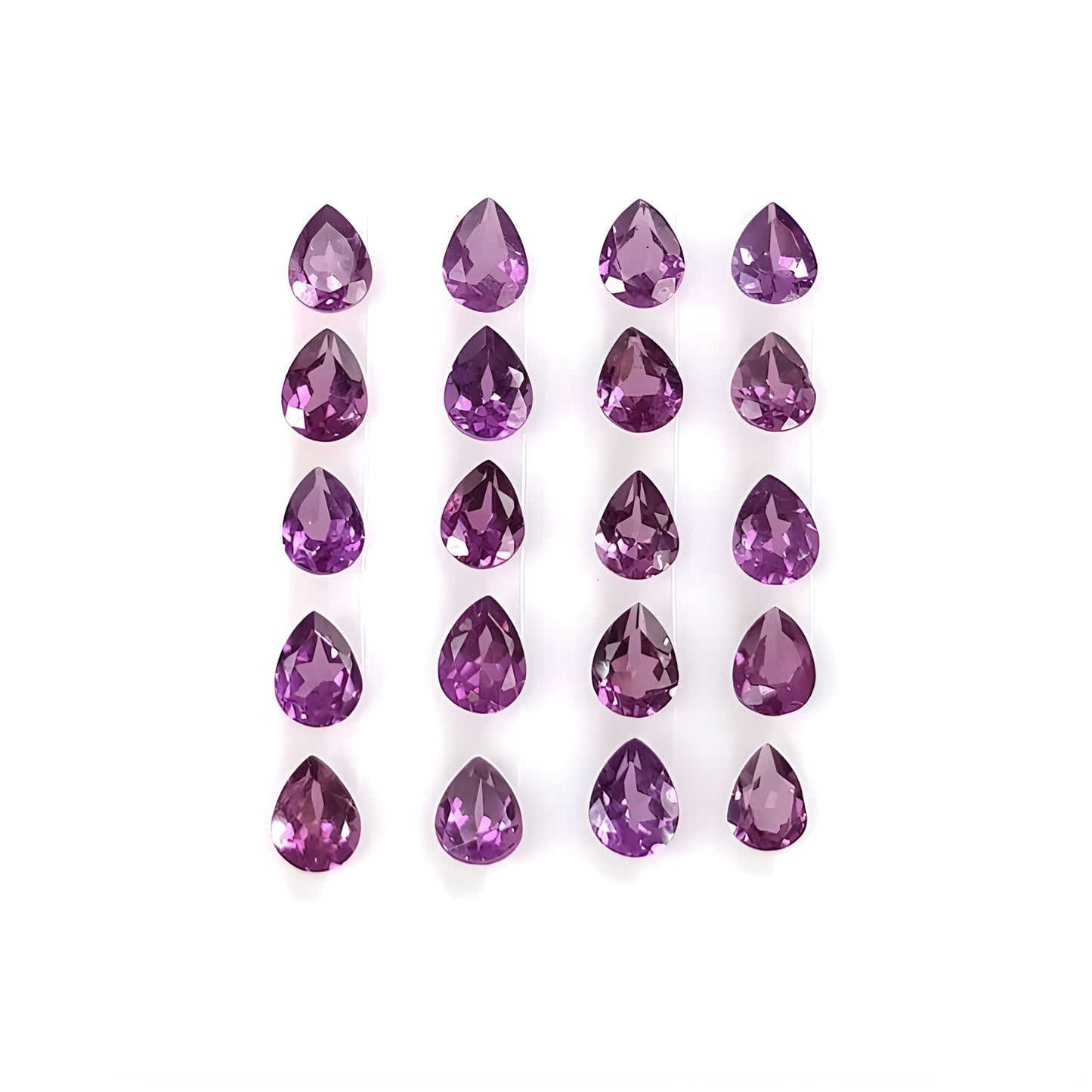 garnet faceted cut gemstone