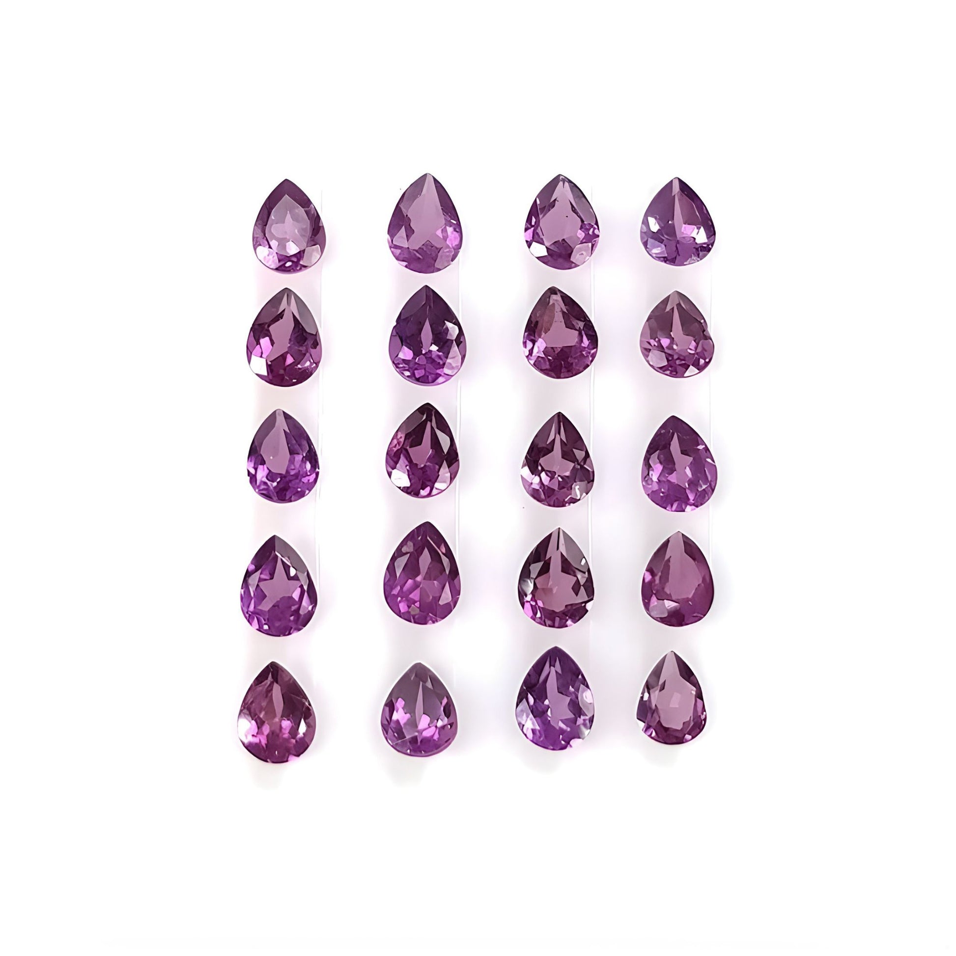 garnet faceted cut gemstone