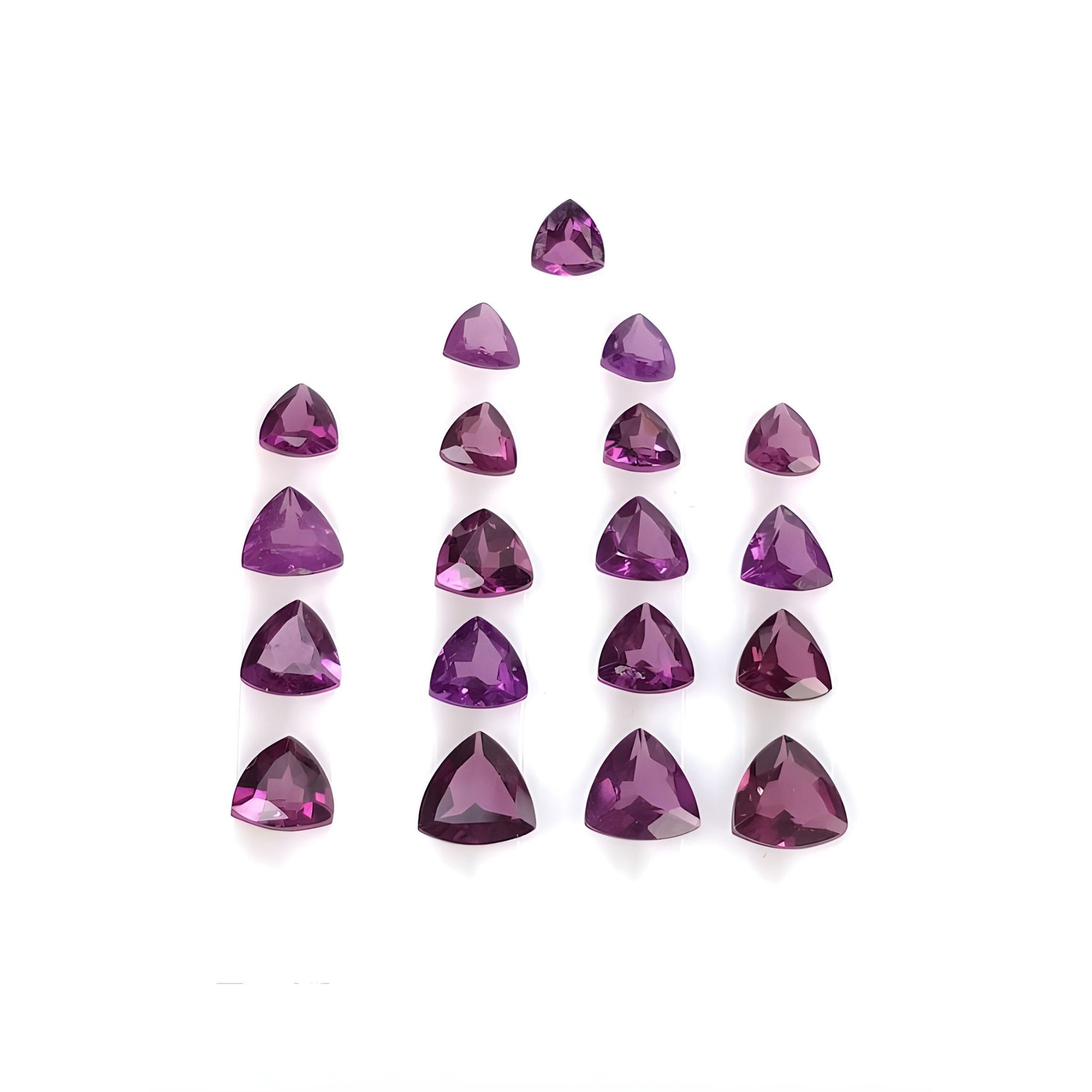 garnet faceted cut gemstone