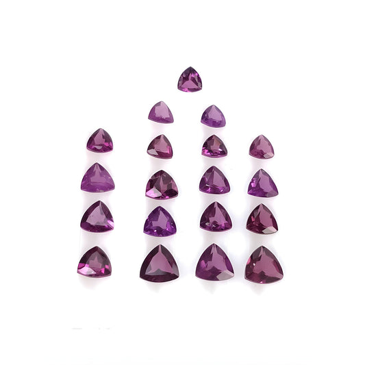garnet faceted cut gemstone