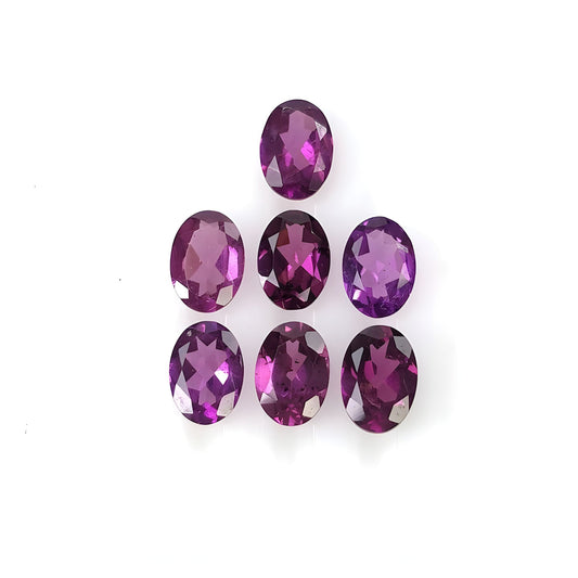 garnet faceted cut gemstone