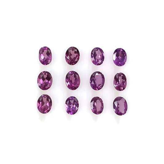 garnet faceted cut gemstone