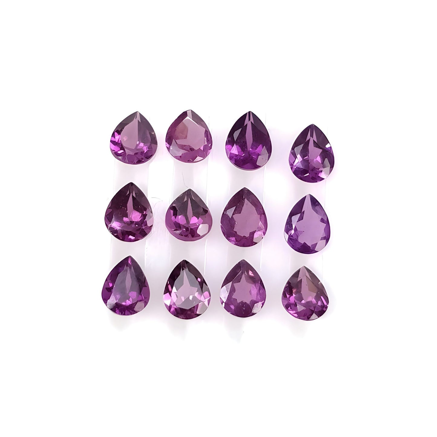 garnet faceted cut gemstone