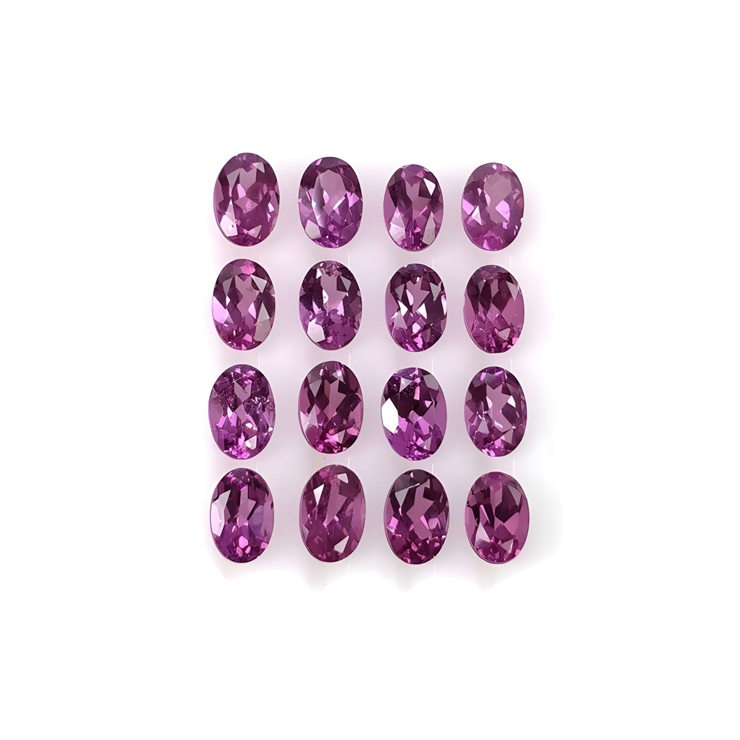 garnet faceted cut gemstone