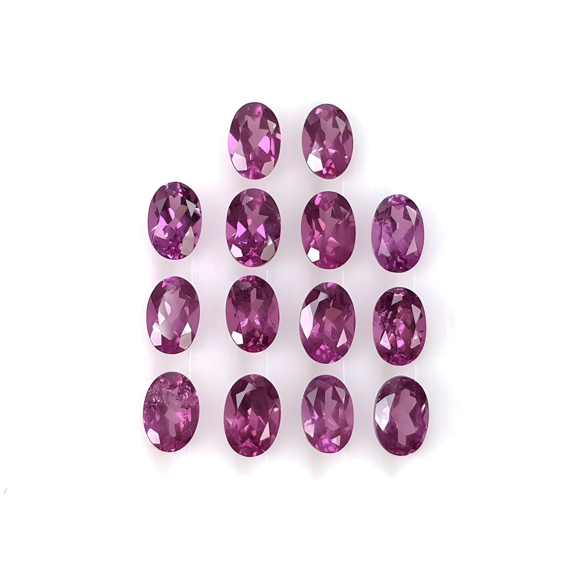 garnet faceted cut gemstone