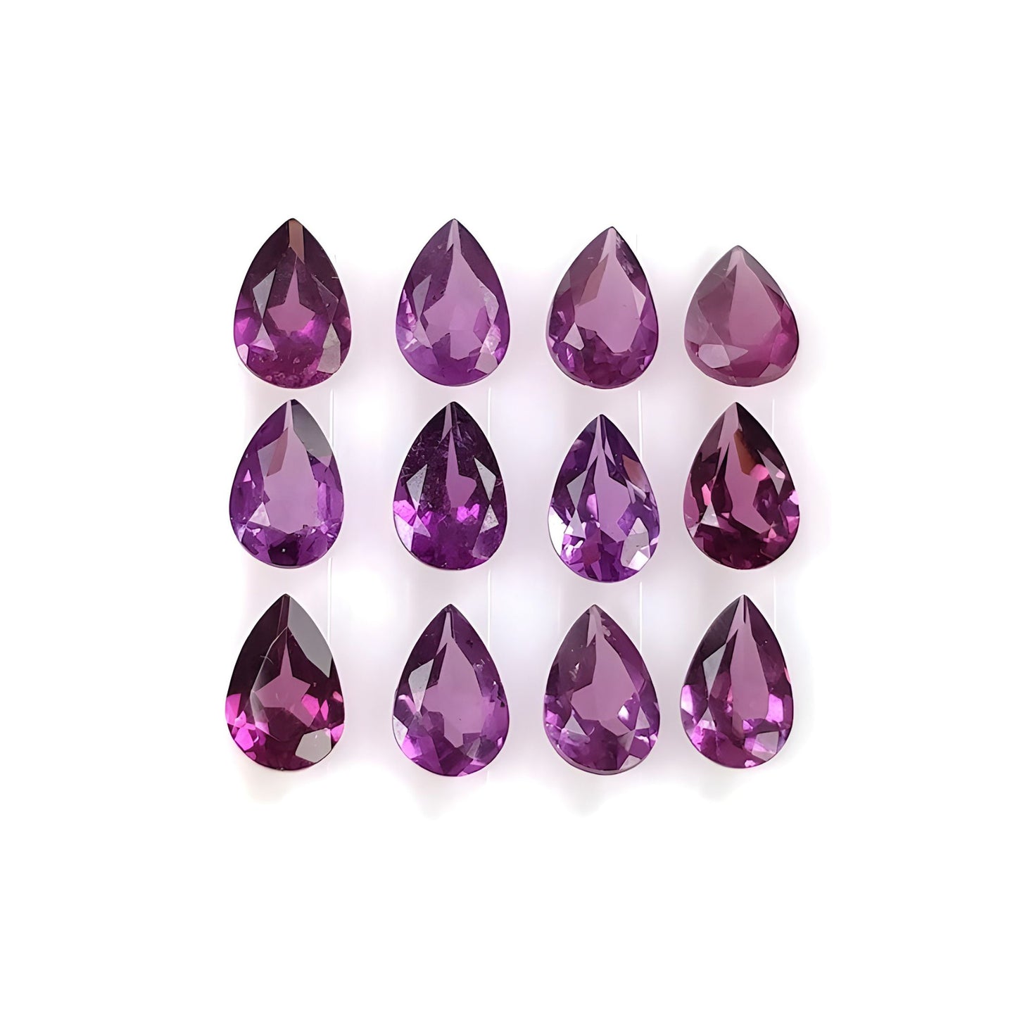 garnet faceted cut gemstone