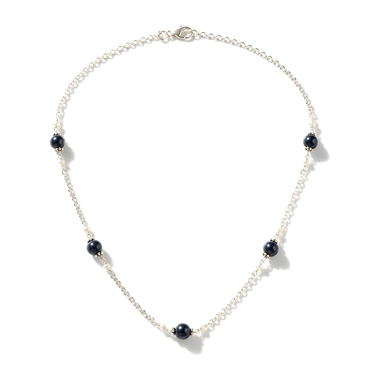Blue Sapphire Beads Necklace
