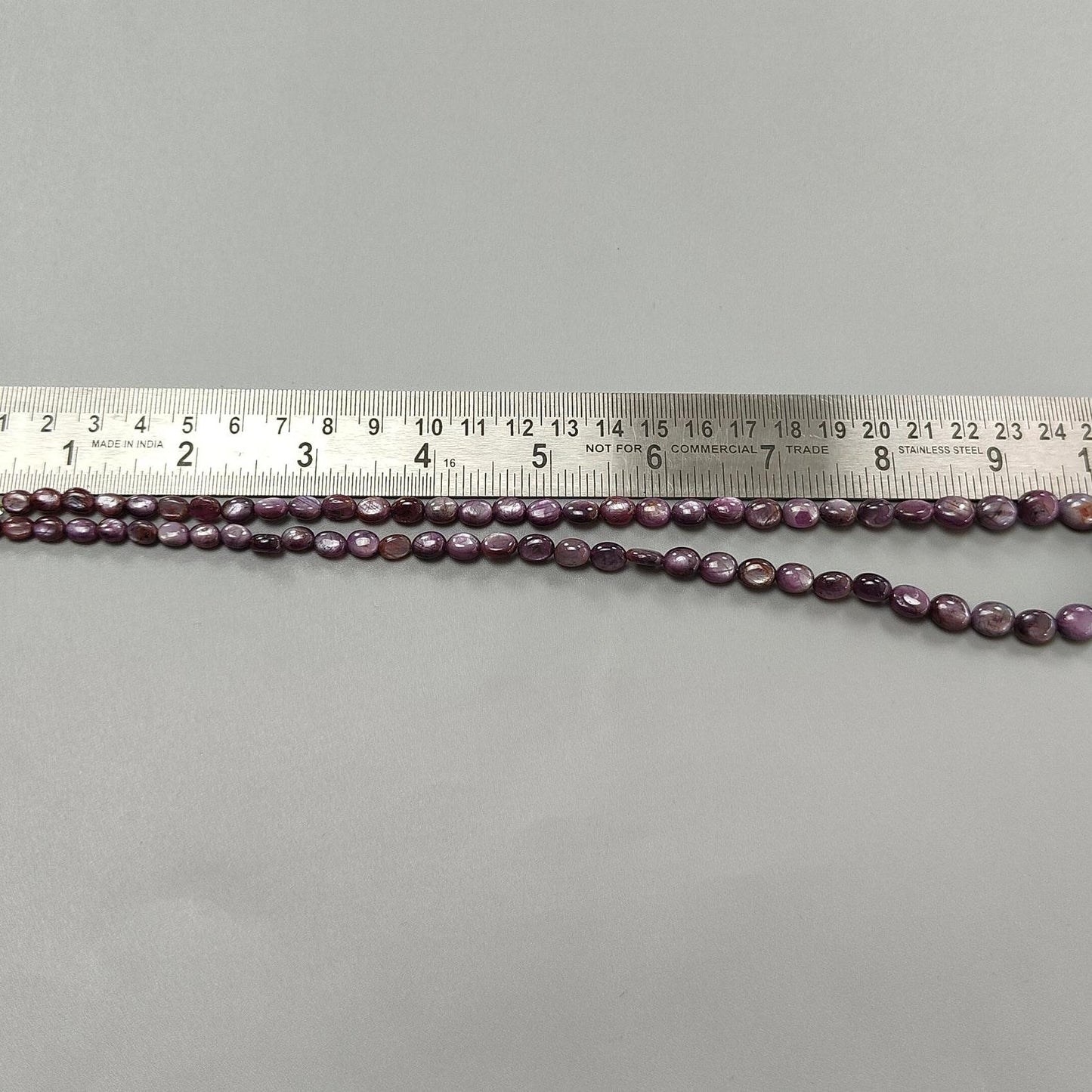 Pink Sapphire Gemstone Beads Necklace: 167.70cts Natural Untreated Raspberry Sheen Sapphire Plain Oval Brass Necklace 7*5mm - 10*8mm 20"