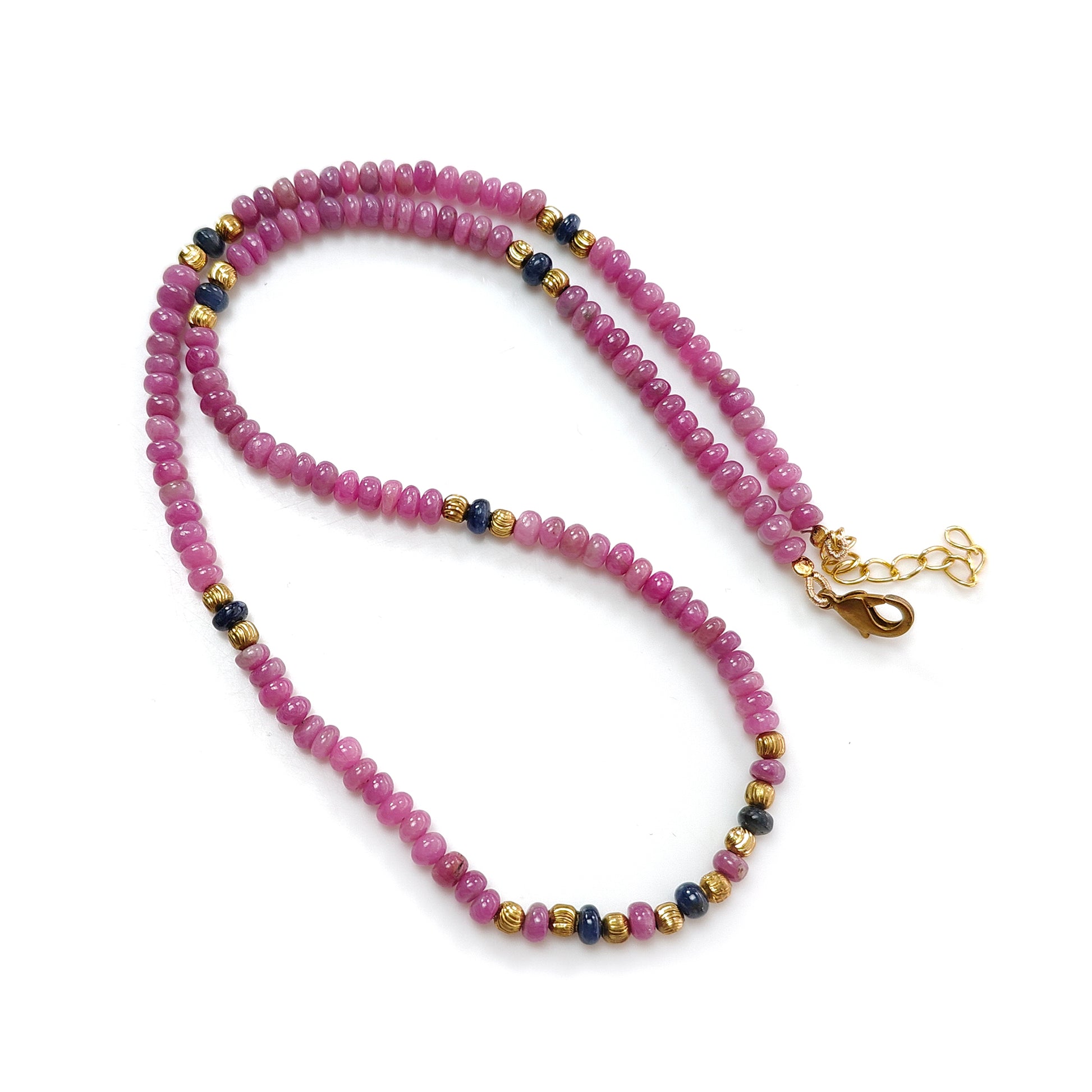 Ожерелье из рубиновой латуни