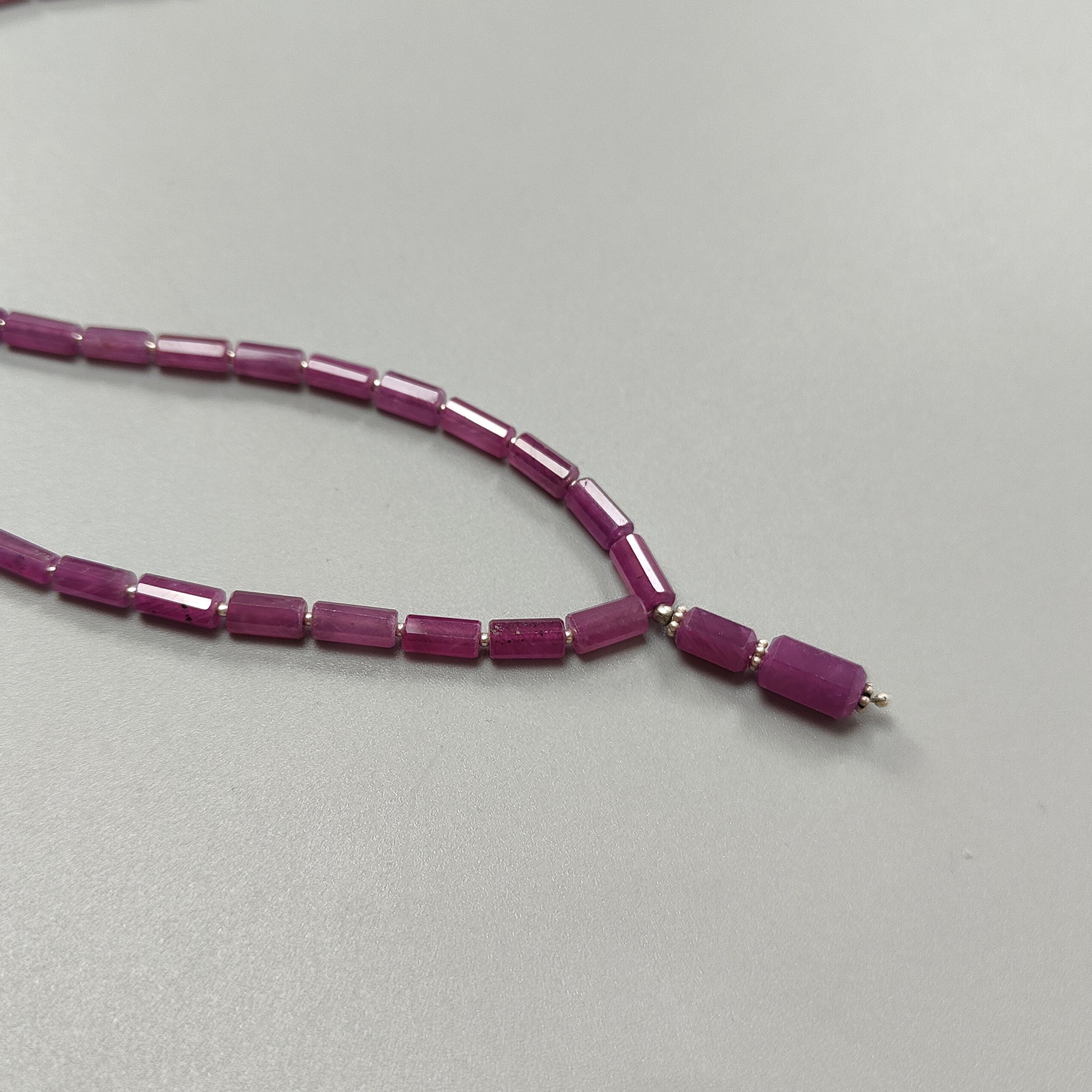 Collana in argento con matita semplice Ruby