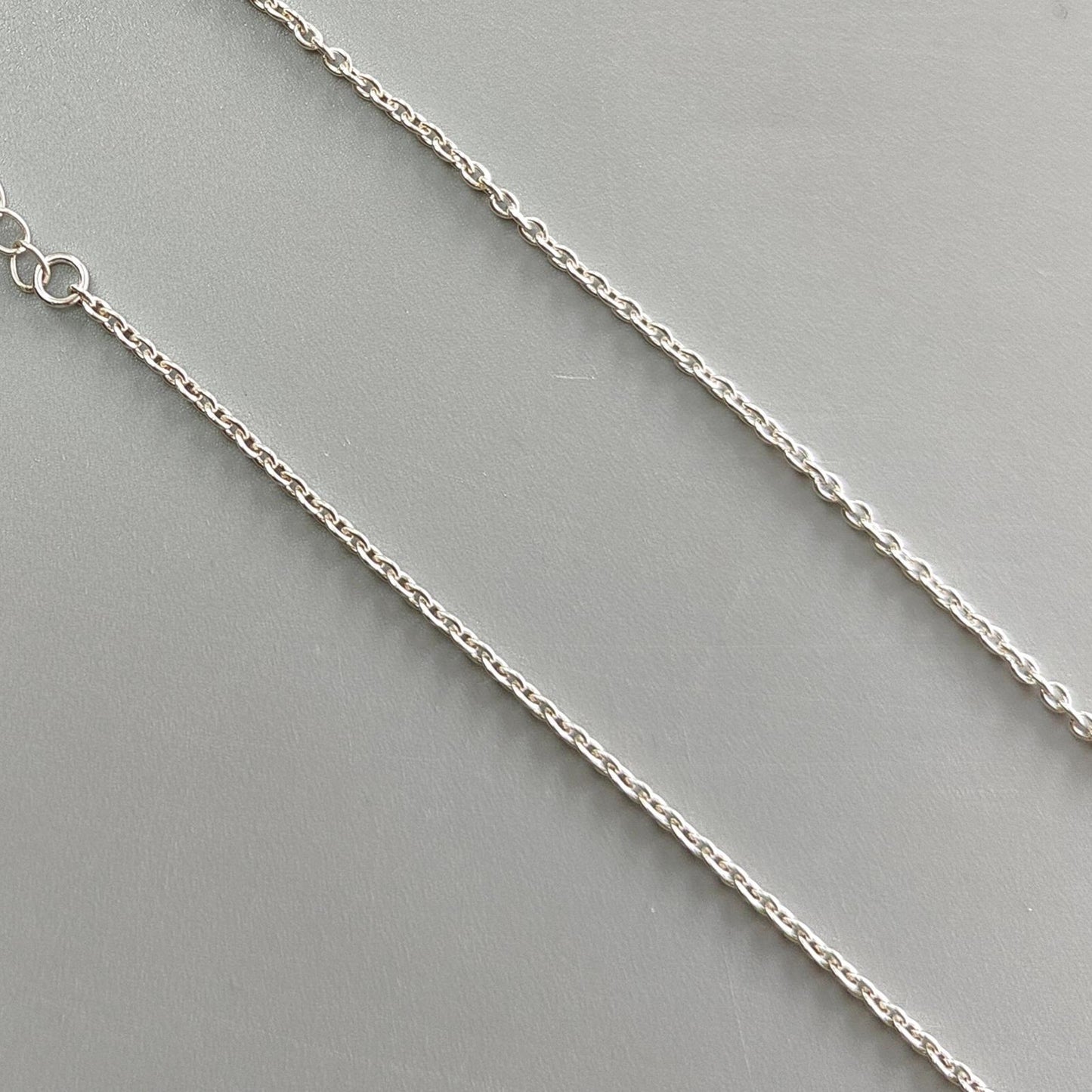 Watermelon Tourmaline Chain Necklace: 34.50cts Natural Untreated Tourmaline 925 Sterling Silver Plain Oval 6*4.5mm - 16*12mm 21"