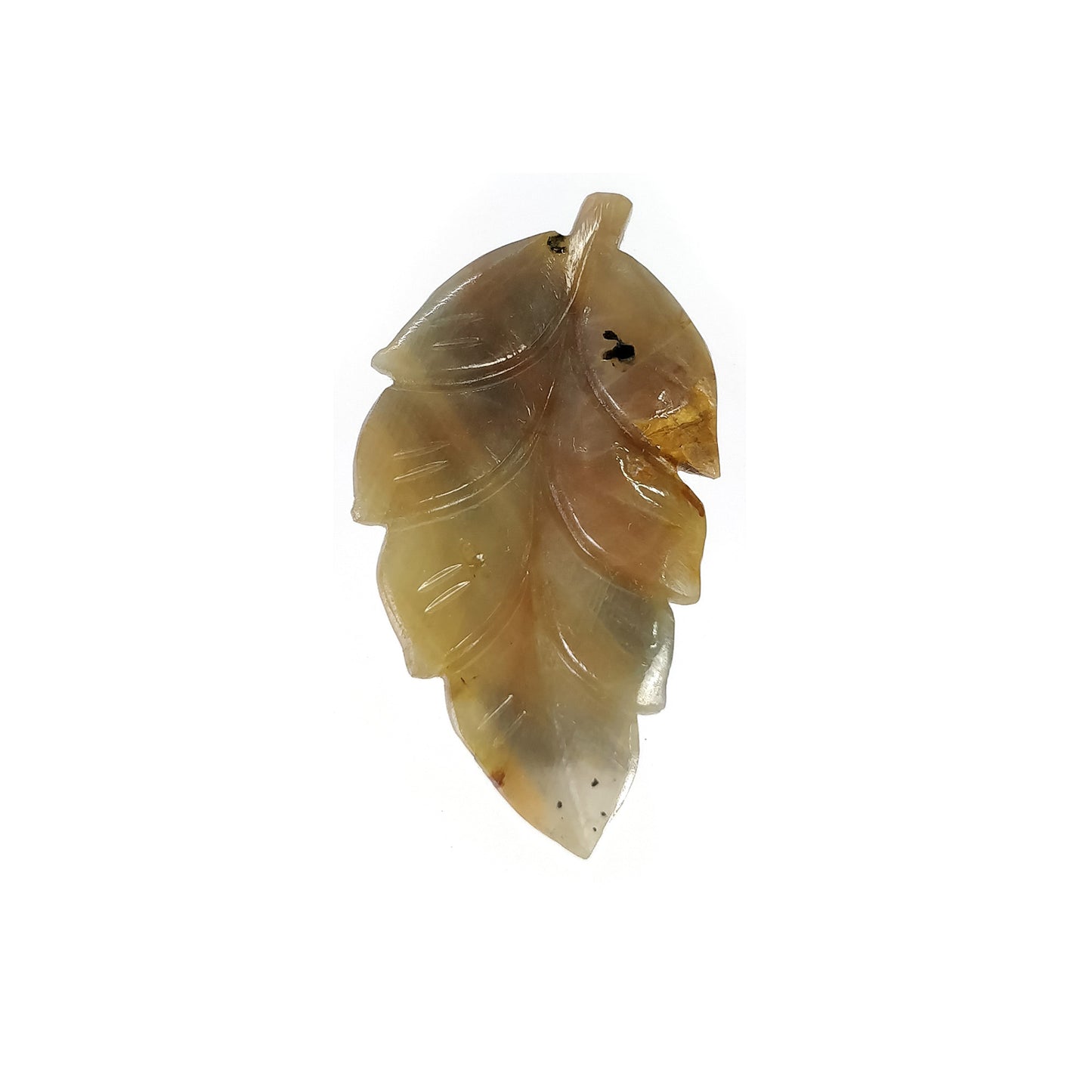 multi sapphire Leaf carving