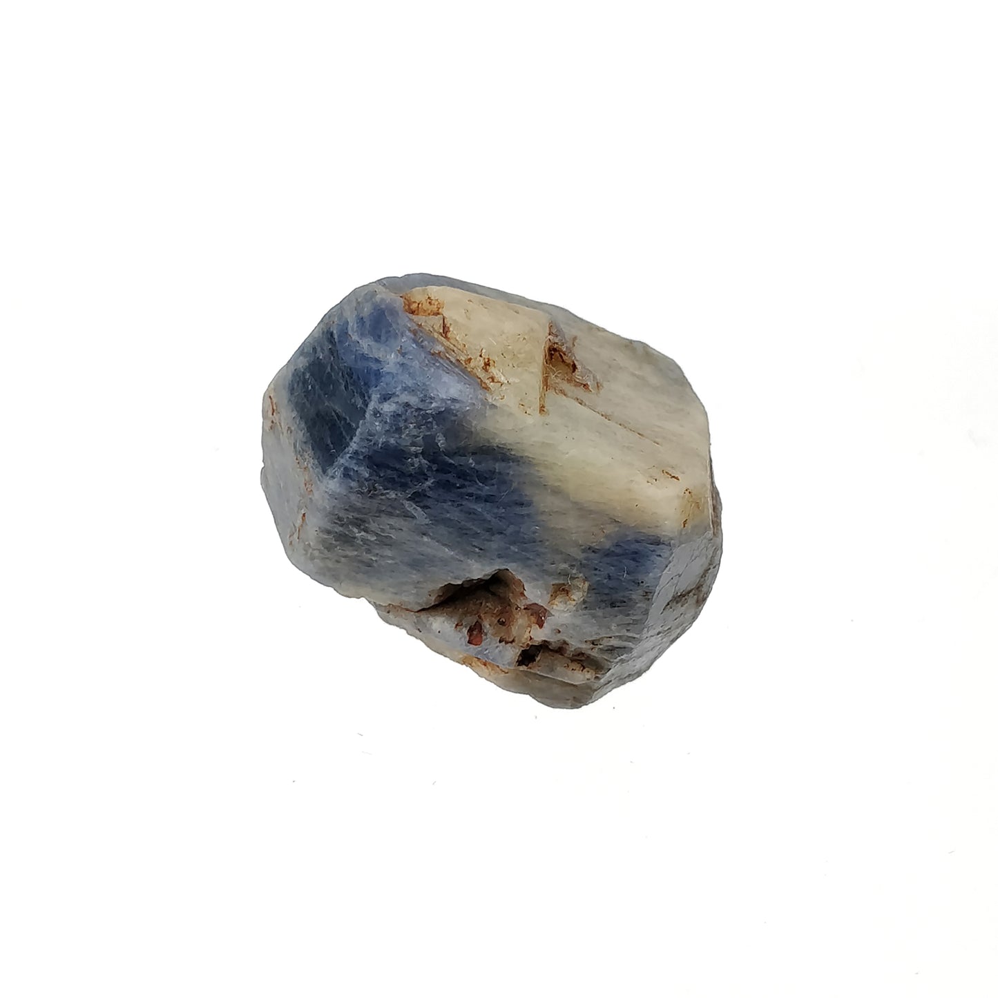 RECORD KEEPER Blue SAPPHIRE Gemstone Crystal: 100.95cts Natural Unheated Triangle Formative Sapphire Rough Specimen 26.5*19.5mm