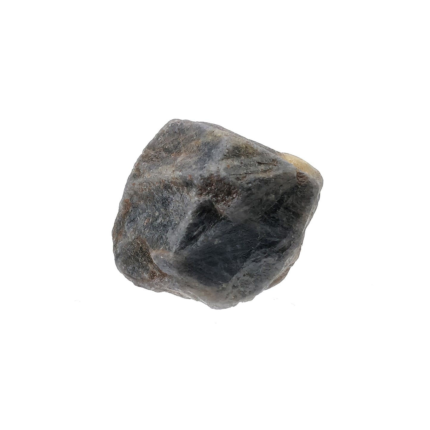 RECORD KEEPER Blue SAPPHIRE Gemstone Crystal : 179.95cts Natural Unheated Triangle Formative Sapphire Rough Specimen 28.5*25mm
