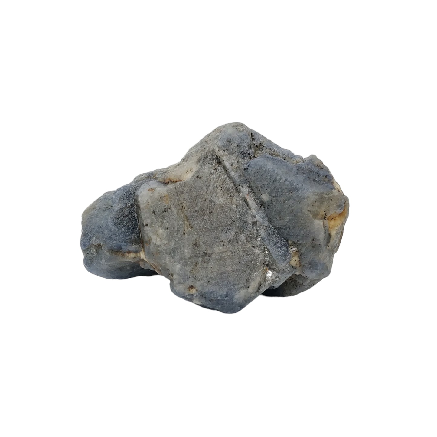 BLUE SAPPHIRE Gemstone Crystal : 527.60cts Natural Unheated Sapphire Corundum Rough Specimen 58*42mm