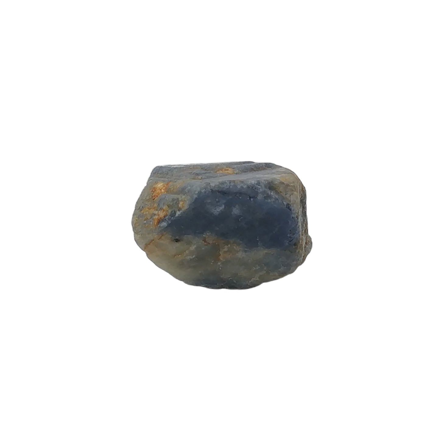 RECORD KEEPER Blue SAPPHIRE Gemstone Crystal : 144.65cts Natural Unheated Triangle Formative Sapphire Rough Specimen 31*25mm