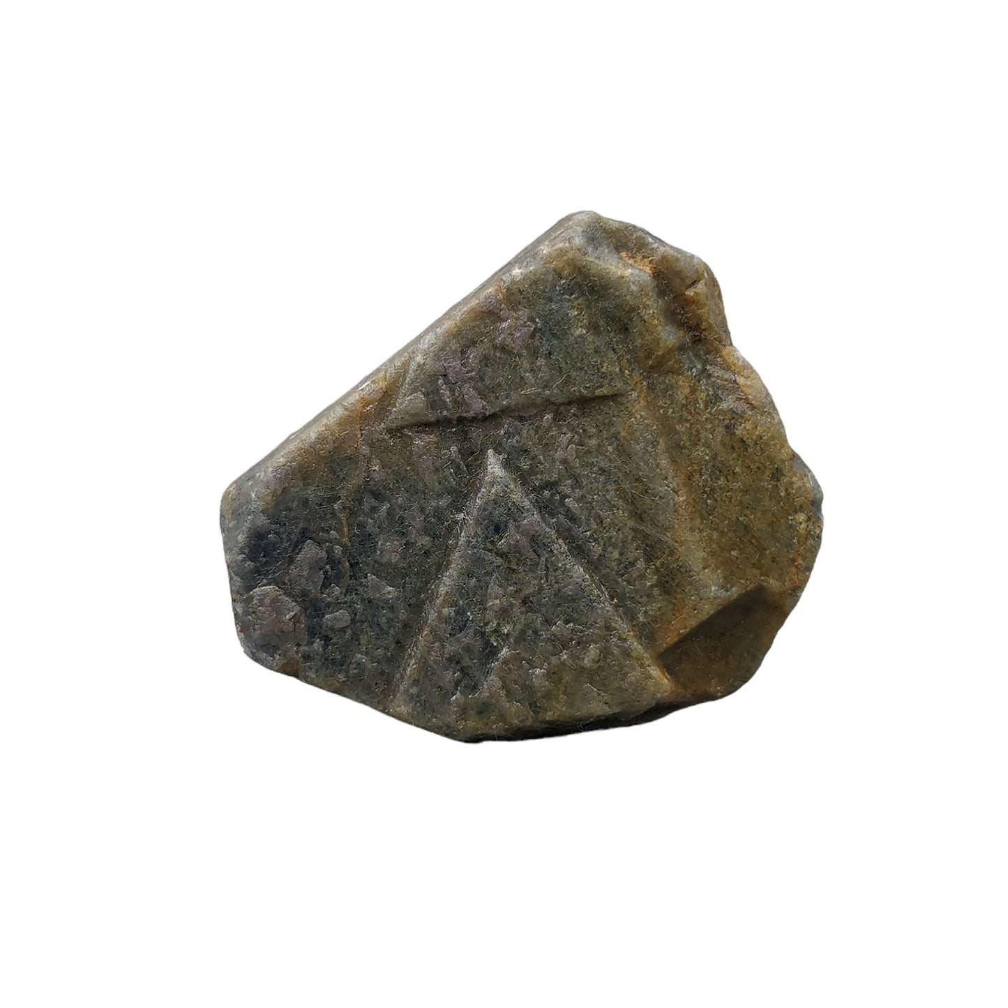 RECORD KEEPER Blue SAPPHIRE Gemstone Crystal : 656.95cts Natural Unheated Triangle Formative Sapphire Rough Specimen 52*42mm