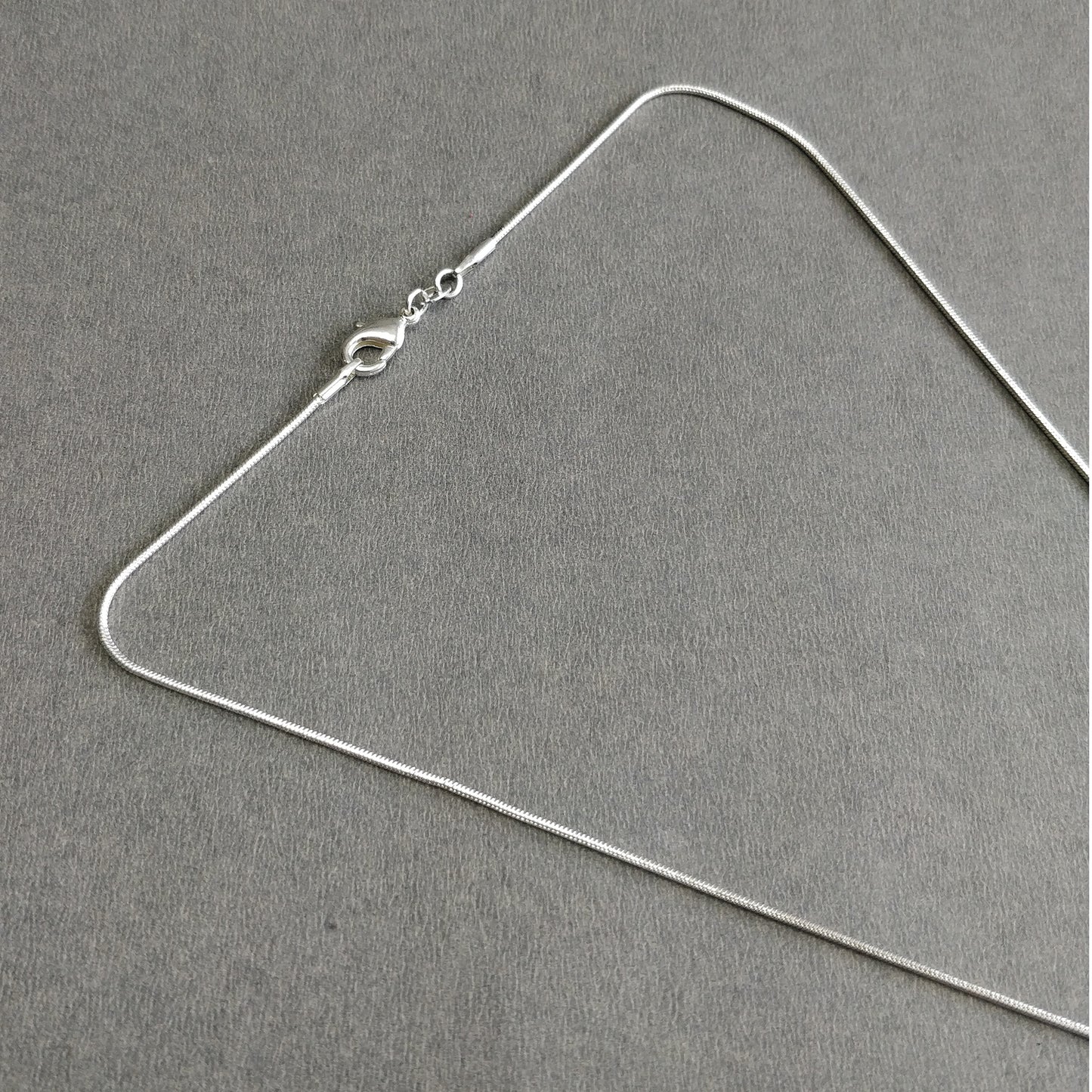 CUBIC ZIRCONIA & 925 Sterling Silver Necklace : 8.52gms(Approx) Fashion Regular Medium Bullet Pendant With Necklace 18.5" Gift For Her