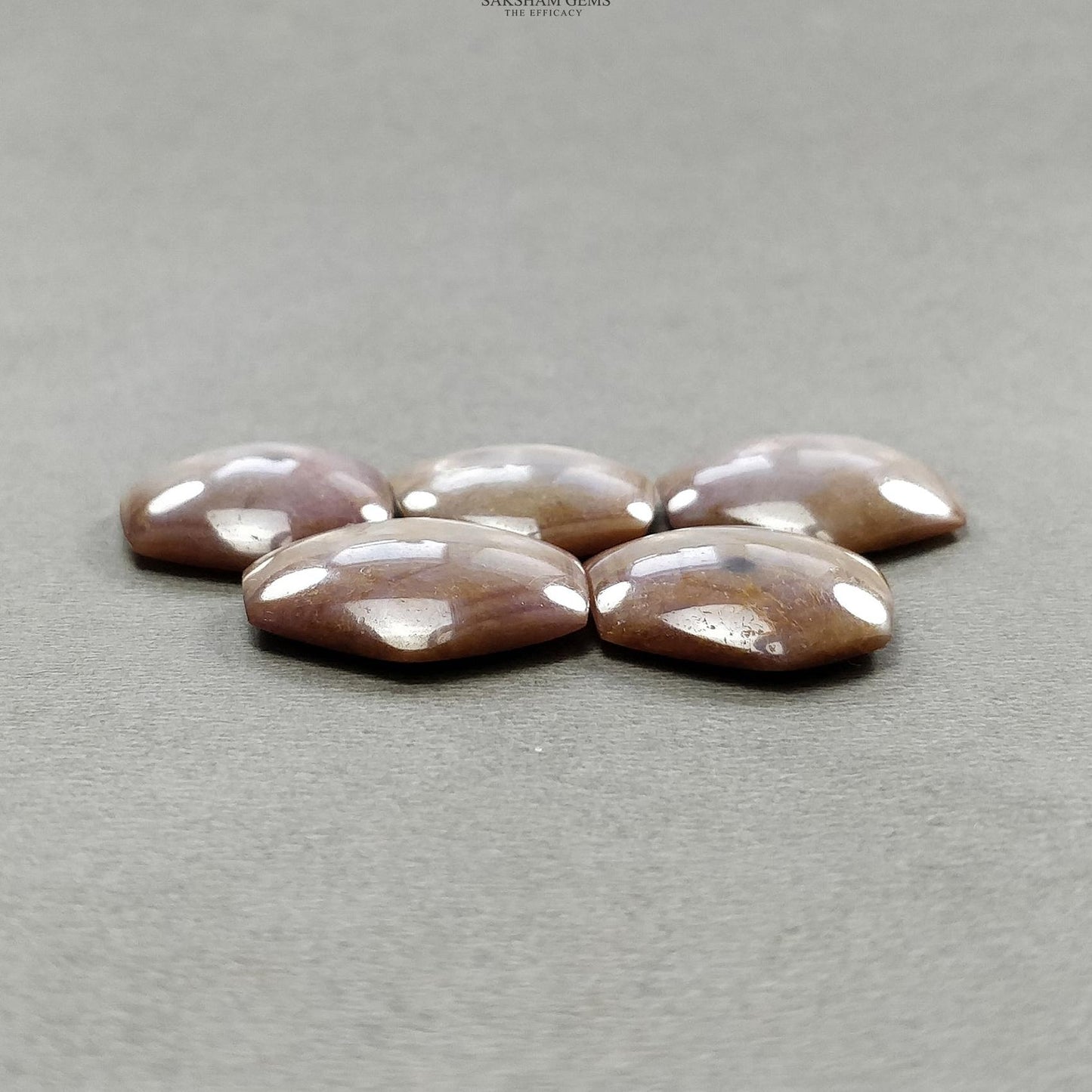 Milky Star Ruby Gemstone Cabochon : 88.00cts Natural Untreated Unheated 6Ray Star Ruby Hexagon Shape 19.5*16.5mm - 22*19mm 5pcs