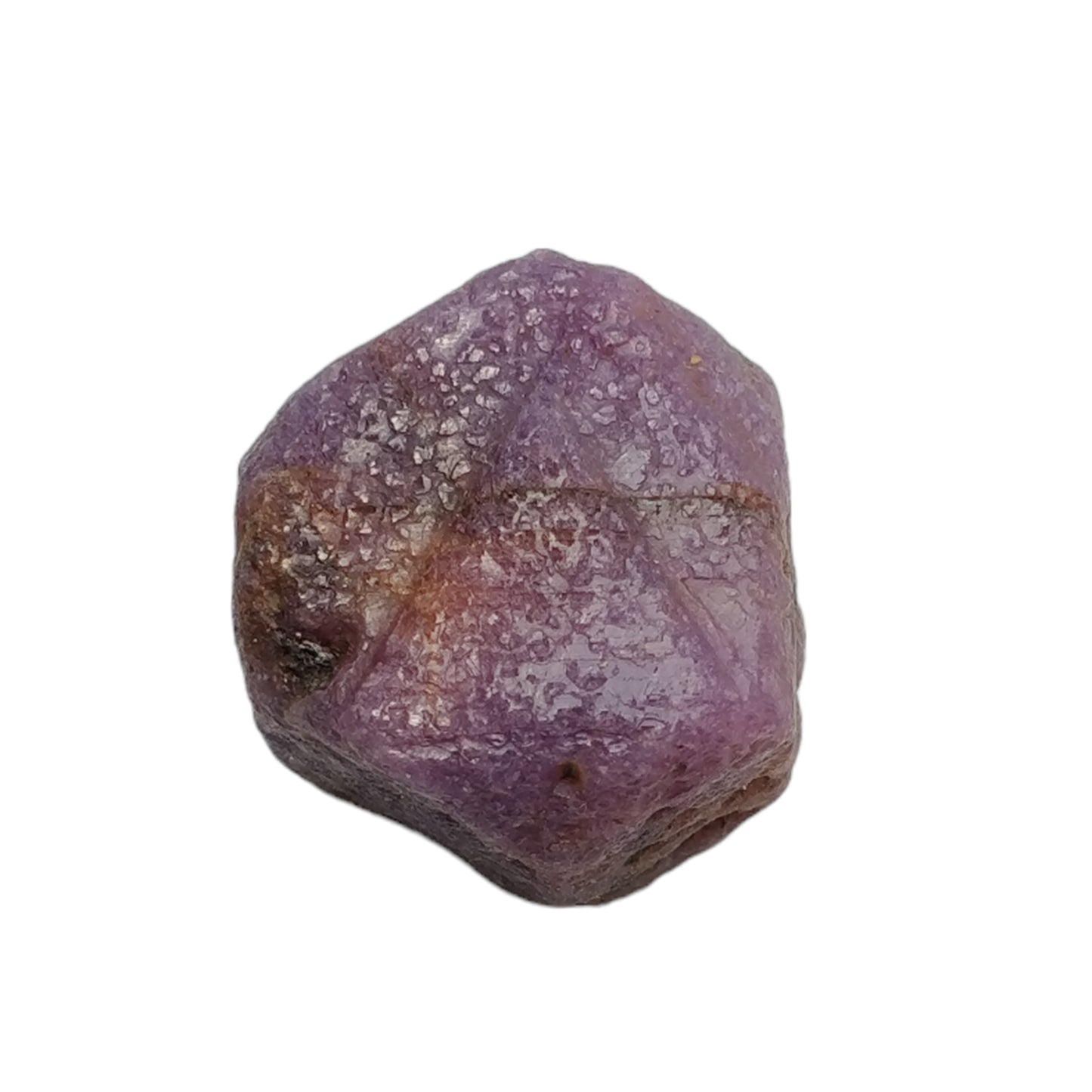 Record Keeper Ruby Gemstone Crystal : 126.20cts Natural Untreated Unheated Red Ruby Triangle Formative Specimen 25*23mm