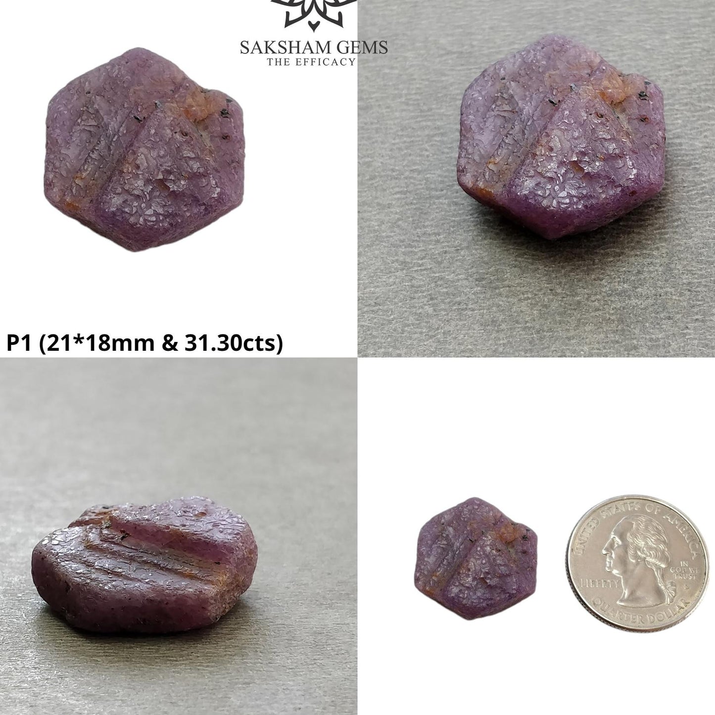 Record Keeper Ruby Gemstone Crystal : Natural Untreated Unheated Red Ruby Triangle Formative Specimen