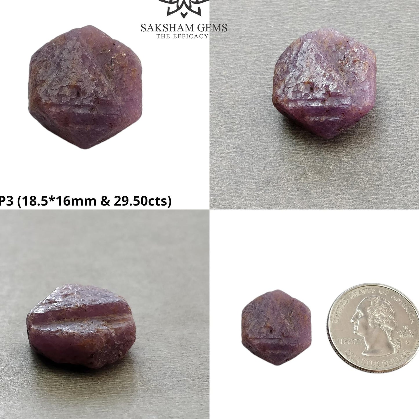 Record Keeper Ruby Gemstone Crystal : Natural Untreated Unheated Red Ruby Triangle Formative Specimen