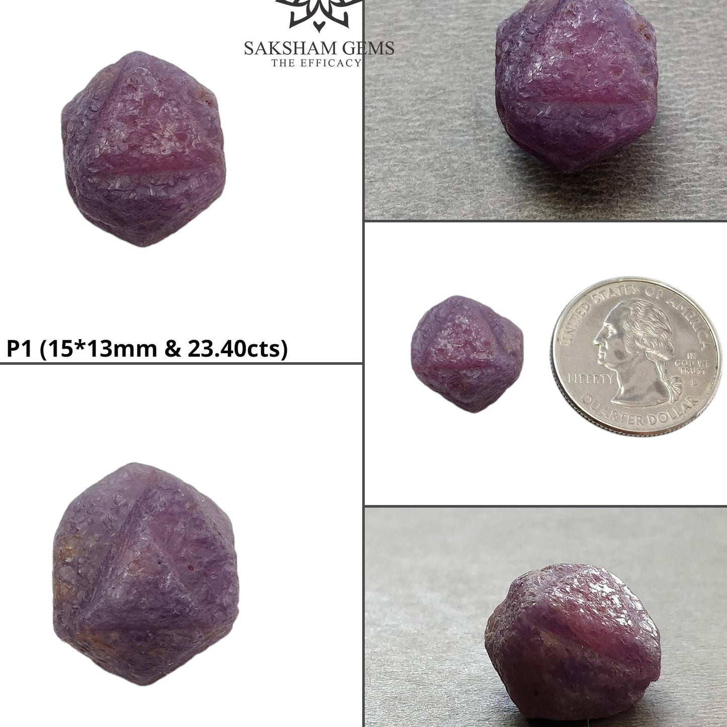 Record Keeper Ruby Gemstone Crystal : Natural Untreated Unheated Red Ruby Triangle Formative Specimen