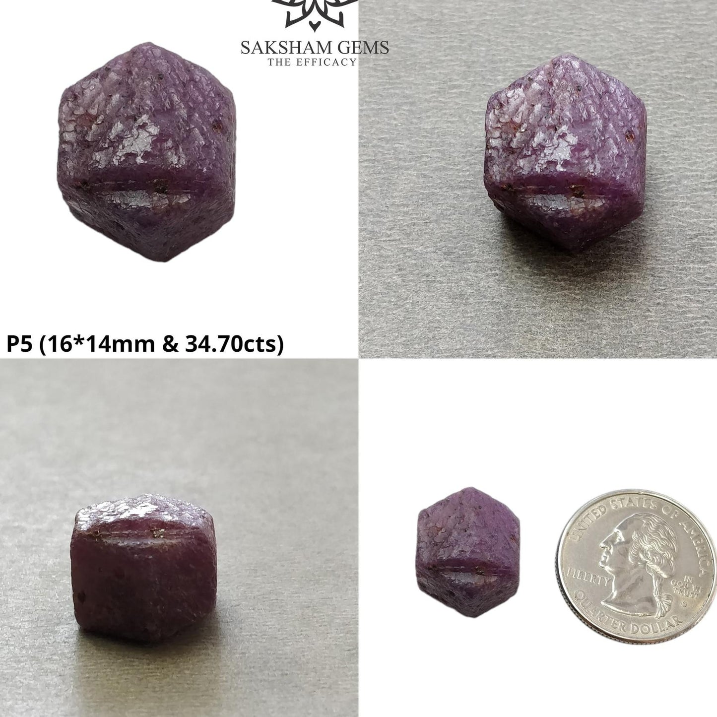Record Keeper Ruby Gemstone Crystal : Natural Untreated Unheated Red Ruby Triangle Formative Specimen