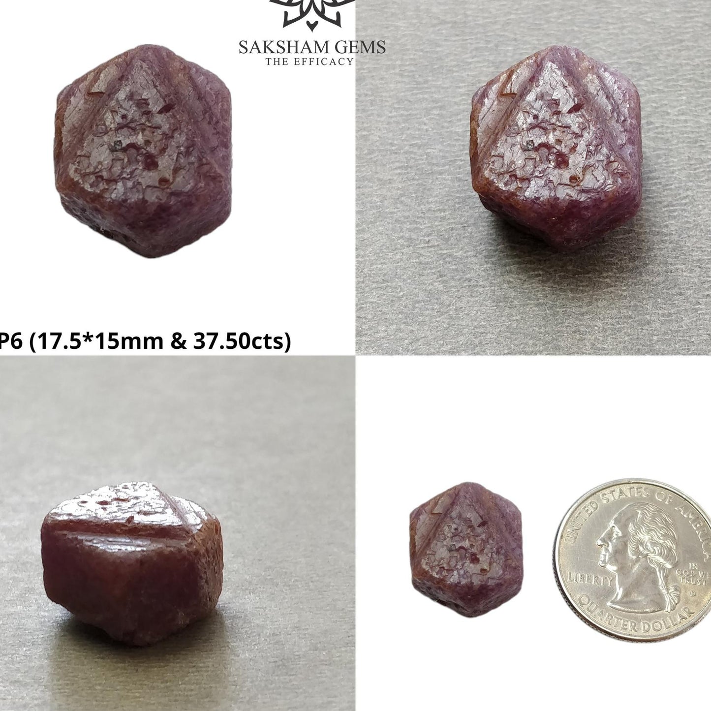 Record Keeper Ruby Gemstone Crystal : Natural Untreated Unheated Red Ruby Triangle Formative Specimen